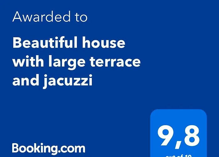 Beautiful House With Large Terrace And Jacuzzi 里耶卡